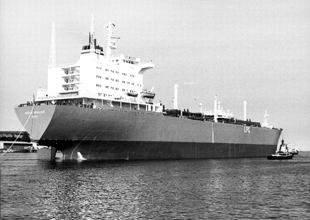 HÖEGH SWALLOW - prototypowy zbiornikowiec LPG typu B550.